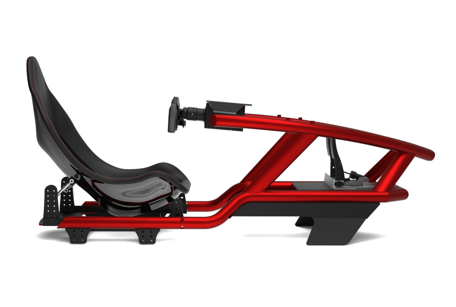 Formula Sport cool performance simulator chassis side angle red
