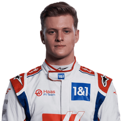 Mick Schumacher, former Haas F1 driver, with his personal Cool Performance Formula Pro simulator