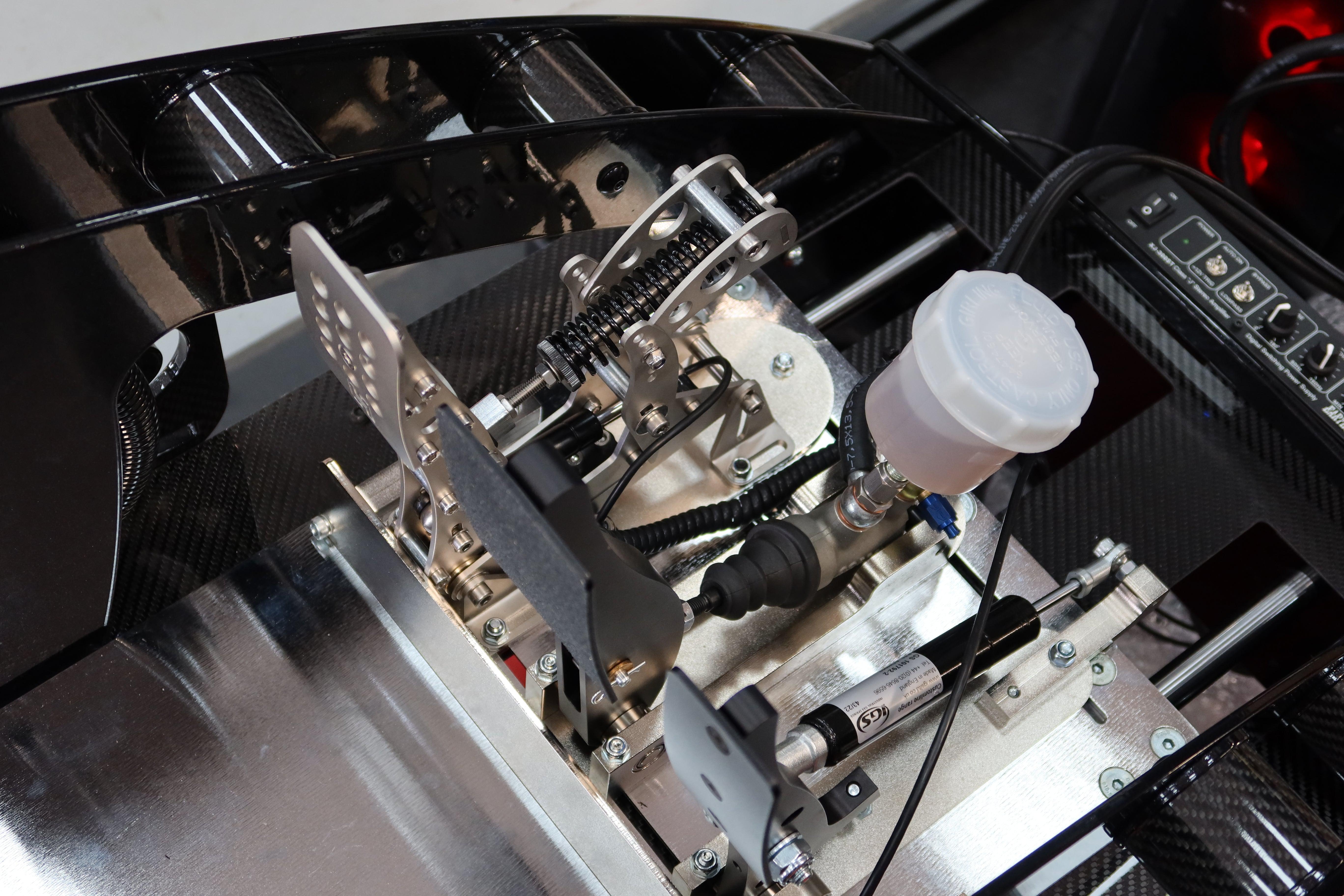 Bespoke Hydraulic Pedals | Cool Performance Racing Simulators
