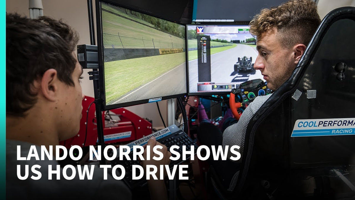'He's going to spin again!': Simulator tips with F1 driver Lando Norris, Autosport video