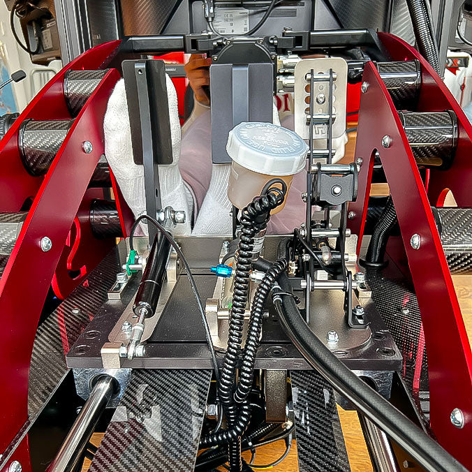 CP-S Hydraulic sim racing pedals with clutch pedal