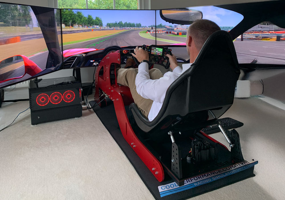 formula pro simulator f1 by cool performance red sim rig