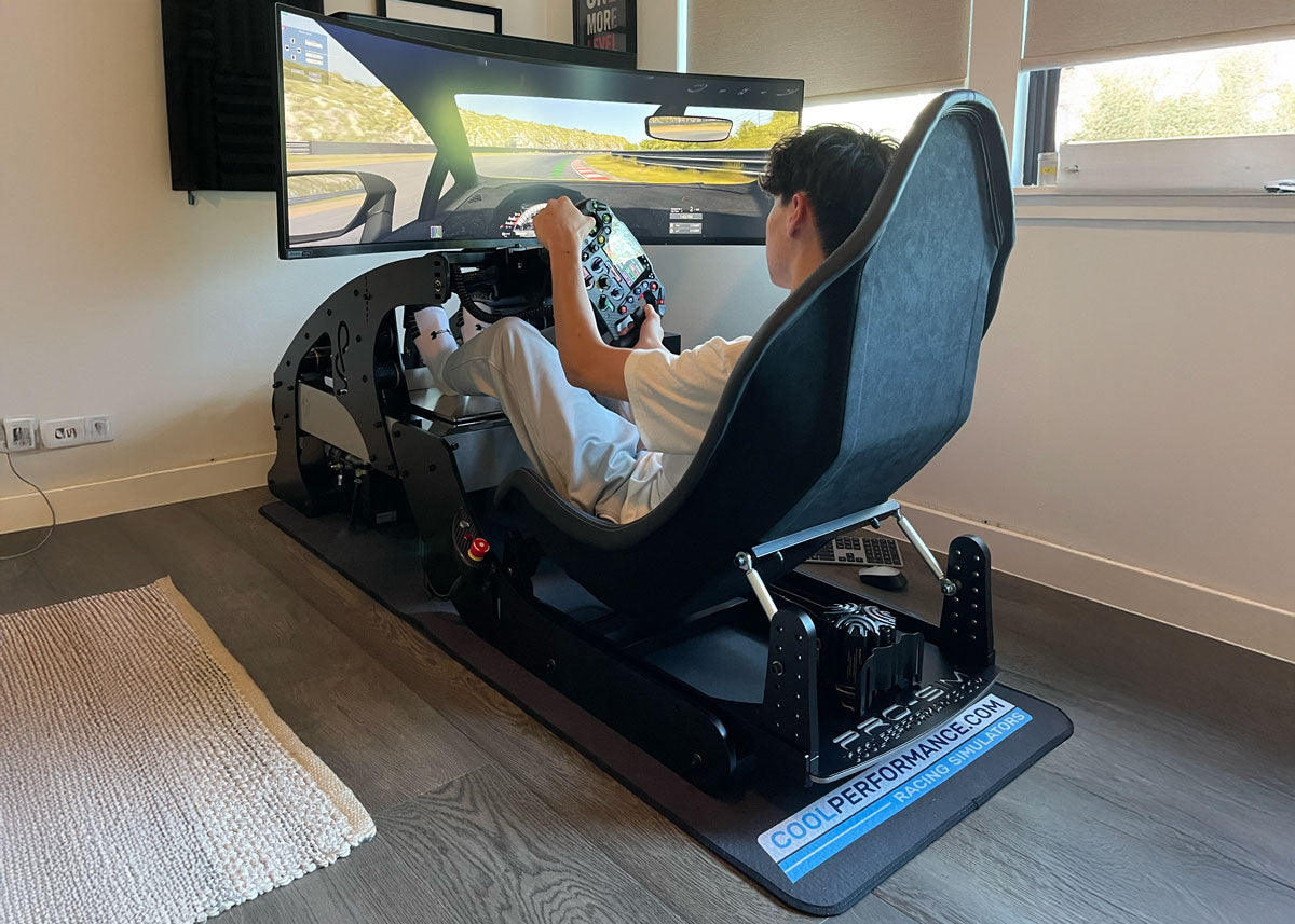 formula pro f1 simulator by cool performance black bespoke simulator assetto corsa