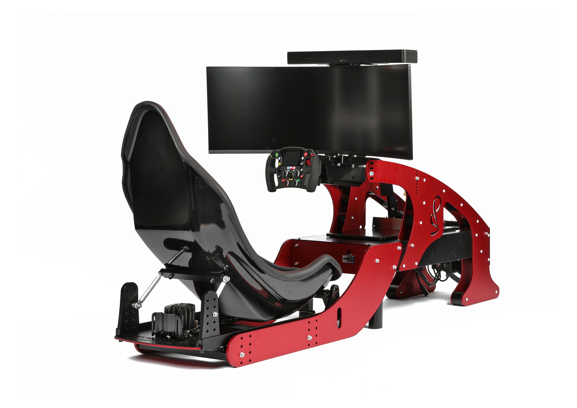 formula pro f1 sim rig by cool performance in red