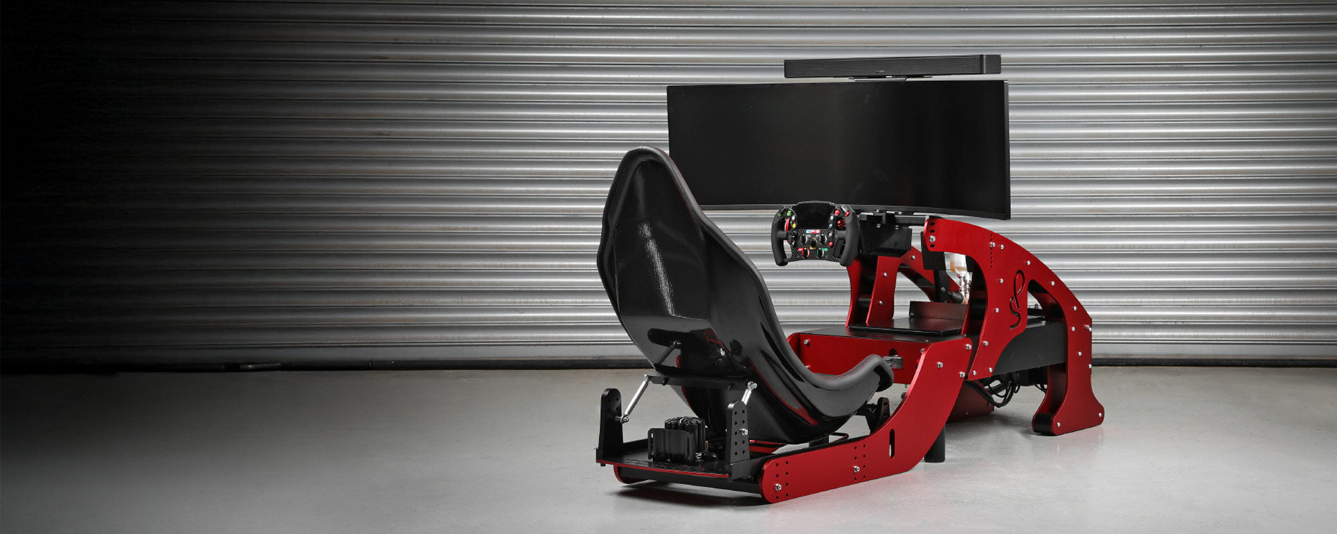 formula pro professional racing simulator single ultrawide samsung g9 display