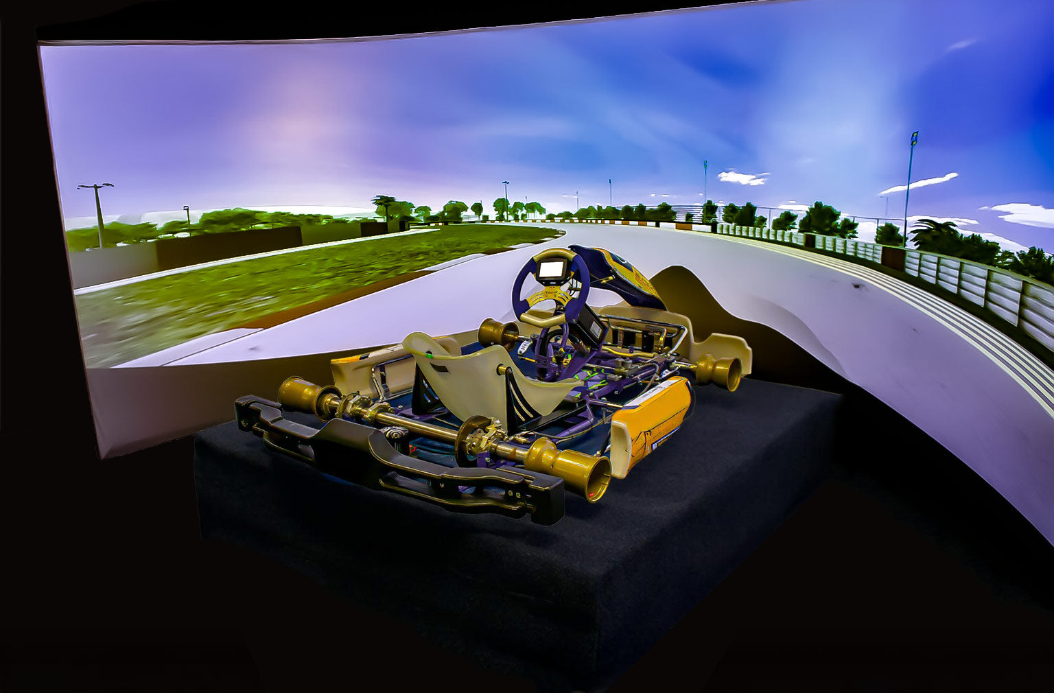 Cool Performance professional grade kart racing sim for karting simulation
