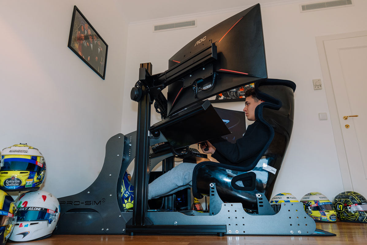 land norris custom gt3 simulator the cool performance gt pro profession sim rig