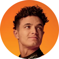 lando norris mclaren driver circle image