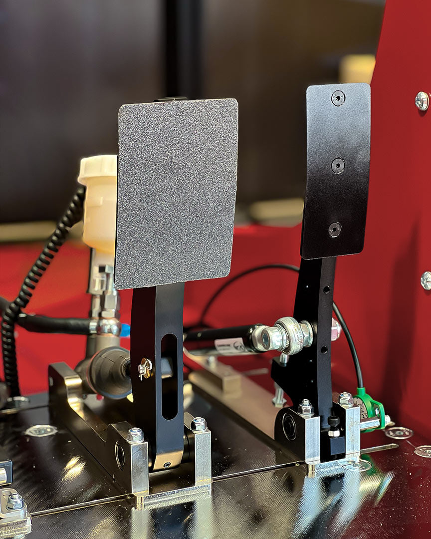 Cool Performance CP-S hydraulic sim racing pedals front view