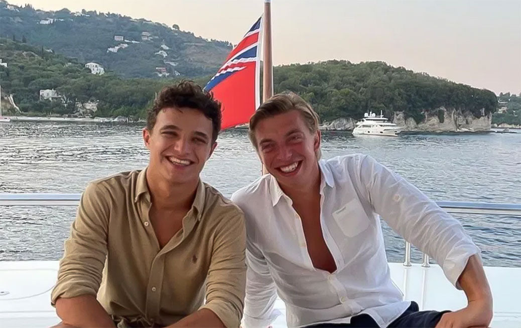 oliver norris and lando norris brothers cool performance