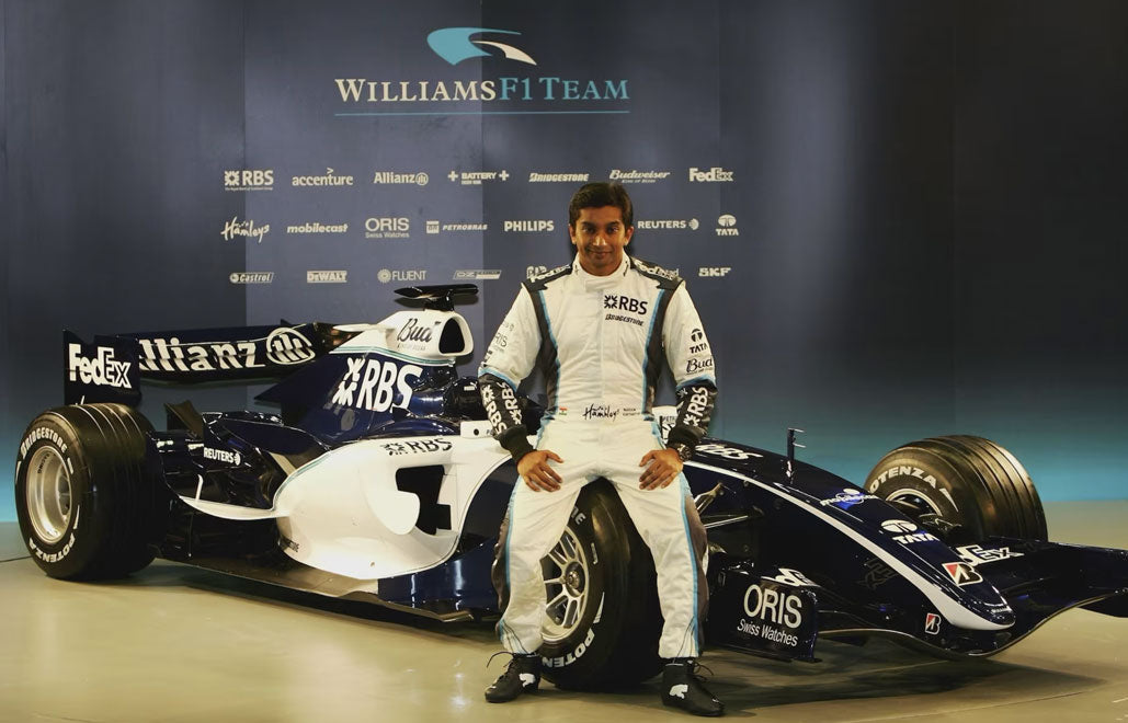 Narain Karthikeyan williams f1 driver cool performance india