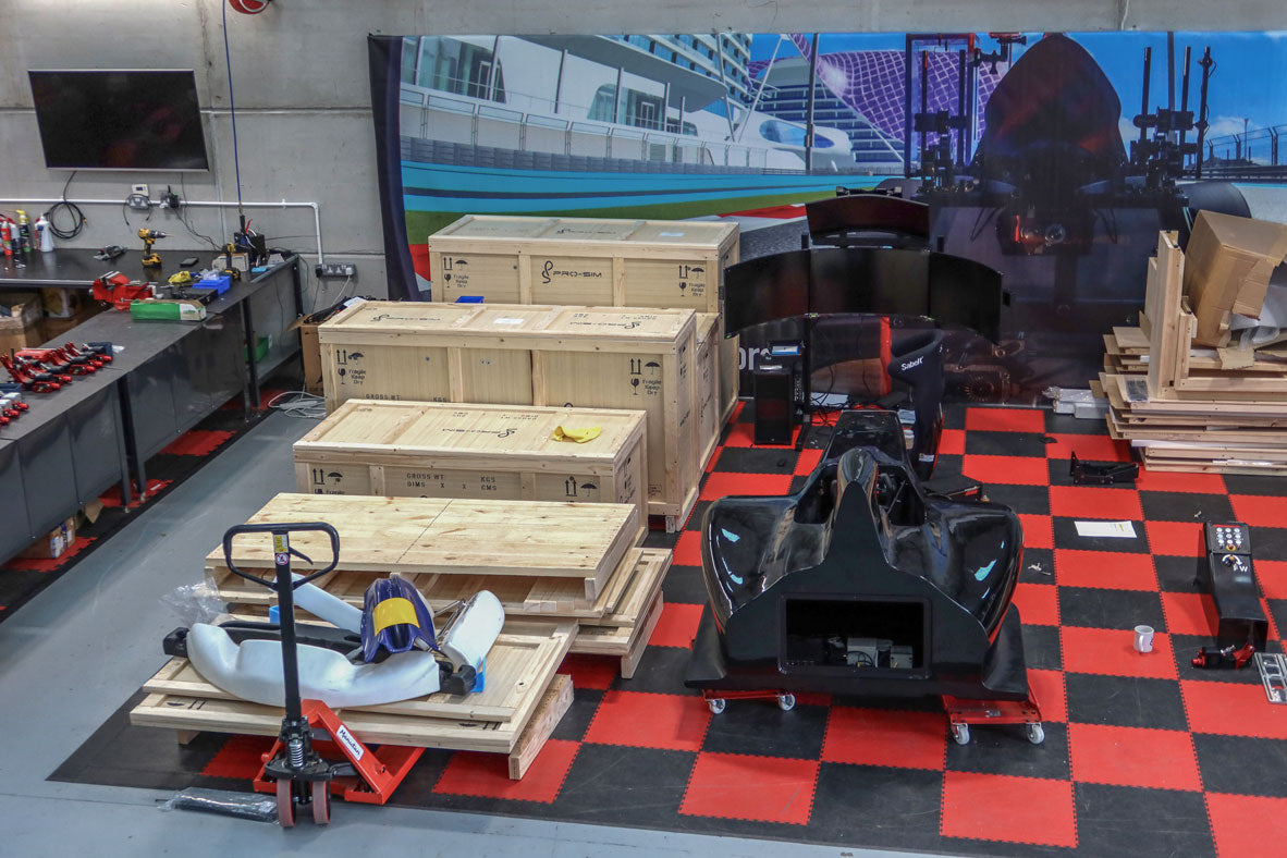work of cool performance pro sim half car f1 simulator