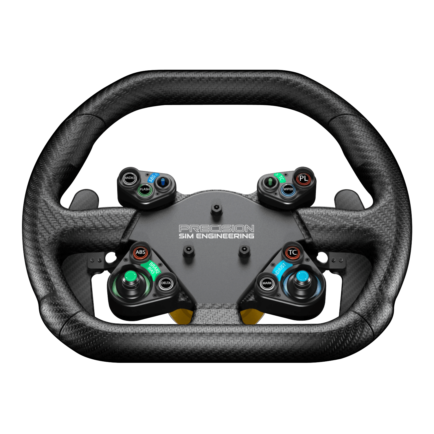 GT3 Steering Wheel - Precision Sim Engineering | Cool Performance Racing Simulators