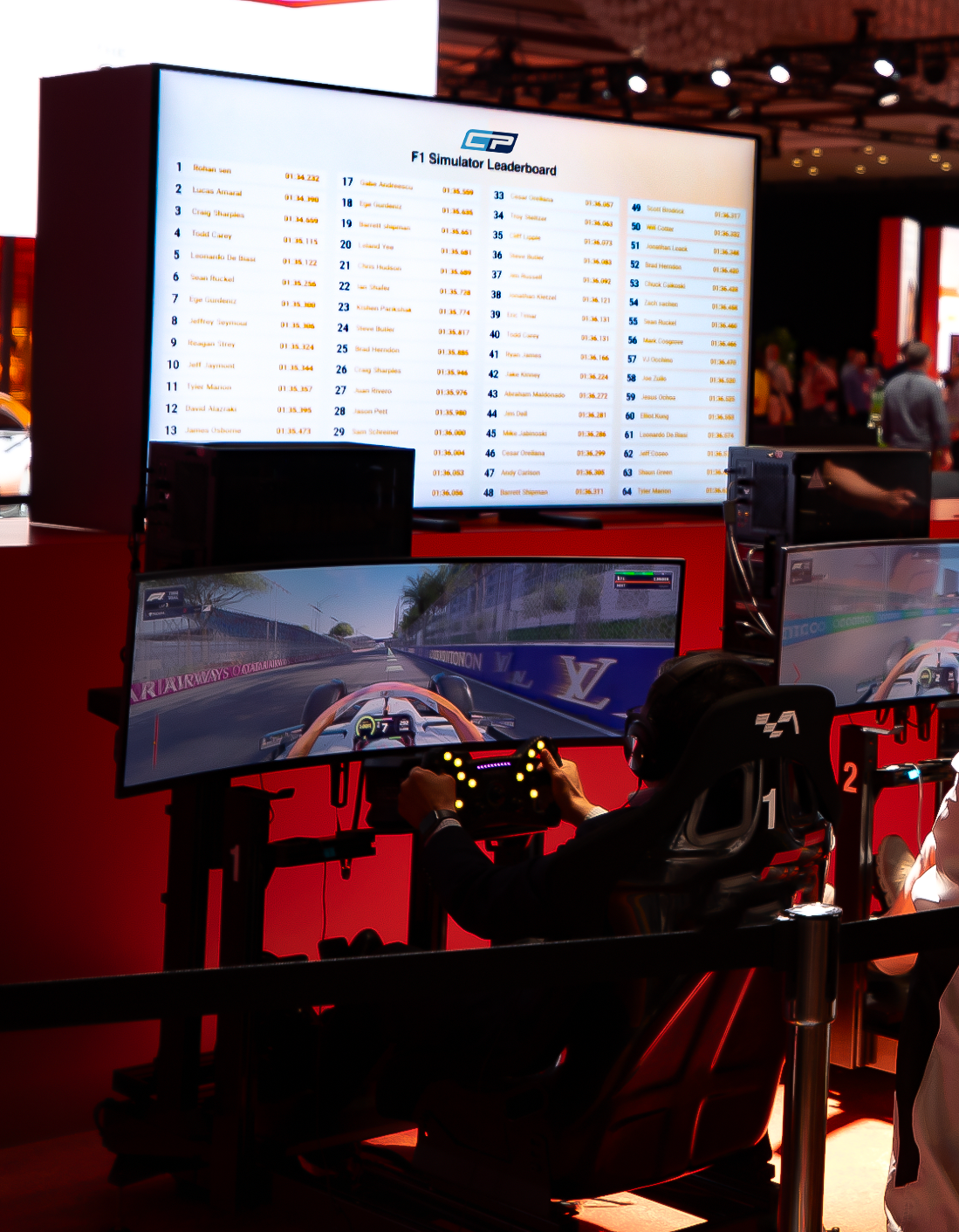 Cool performance multi racing simulator leaderboard