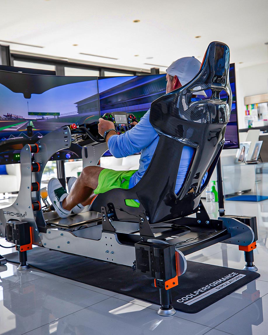 Cool Performance GT Pro with D-Box Motion and CP-S custom hydraulic pedals