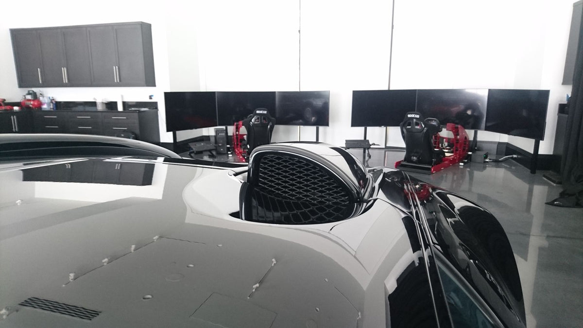Ian Poulter's Cool Performance GT Pro simulators installed in his garage