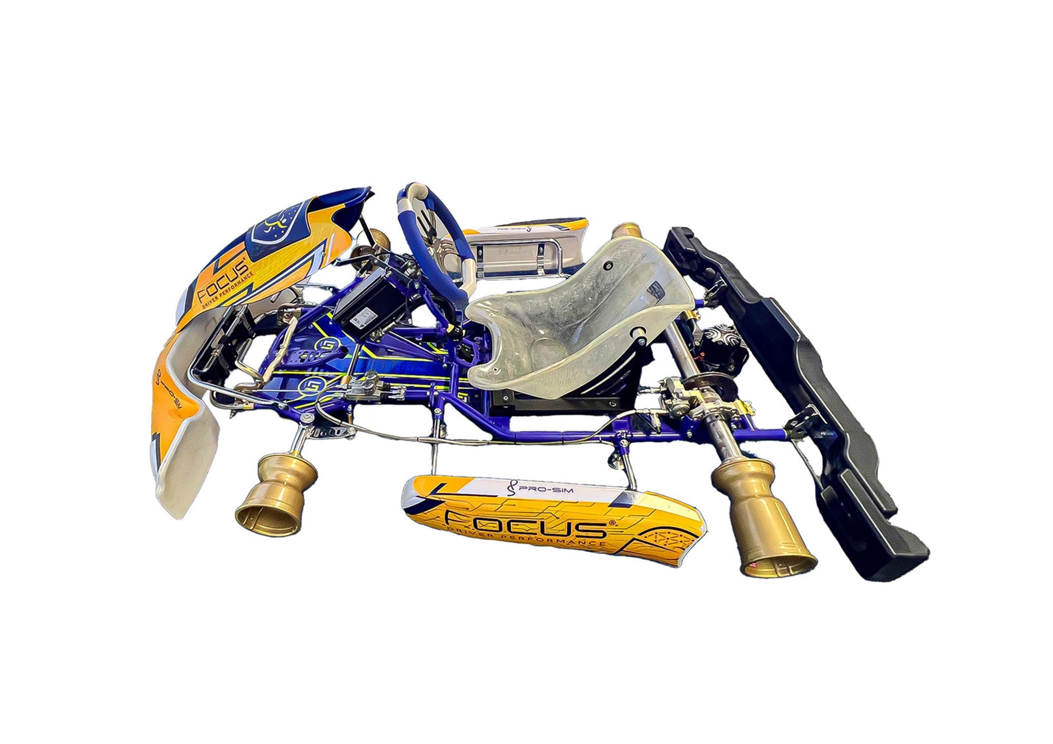 Professional go kart simulator made by cool performance