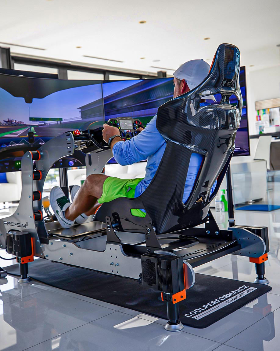 Cool Performance GT Pro with D-Box motion and CP-S custom hydraulic pedals