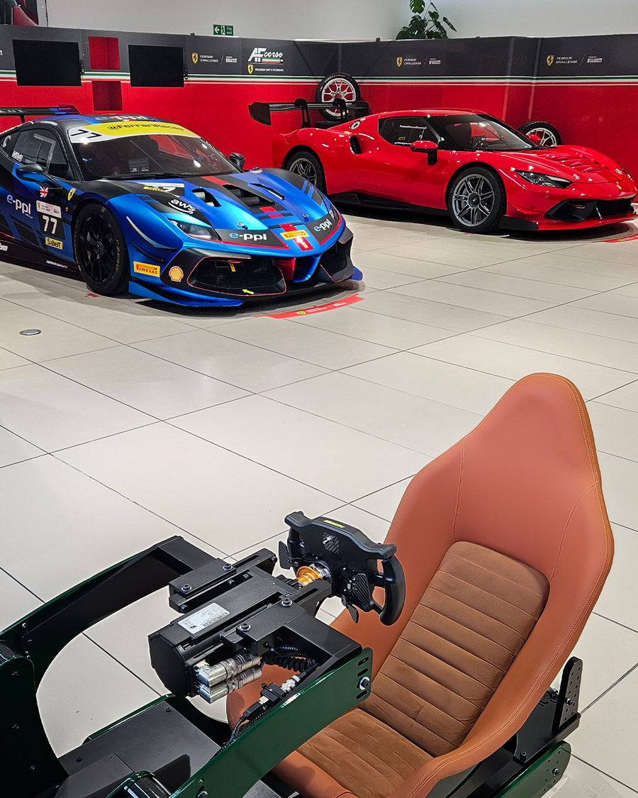 Simulator in a private car collection