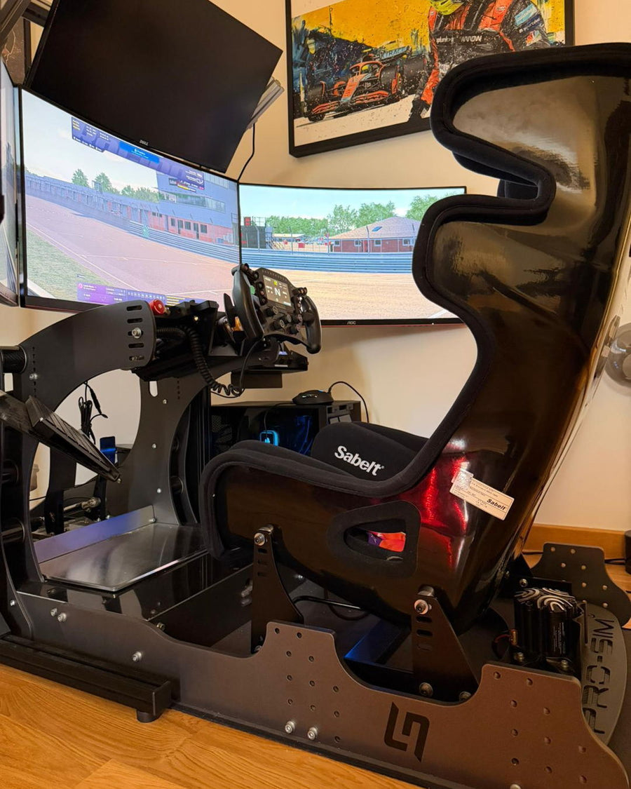 Lando Norris GT simulator at his home in Monaco