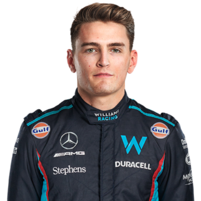 Logan Sargeant Williams Formula 1 driver using Cool Performance simulator